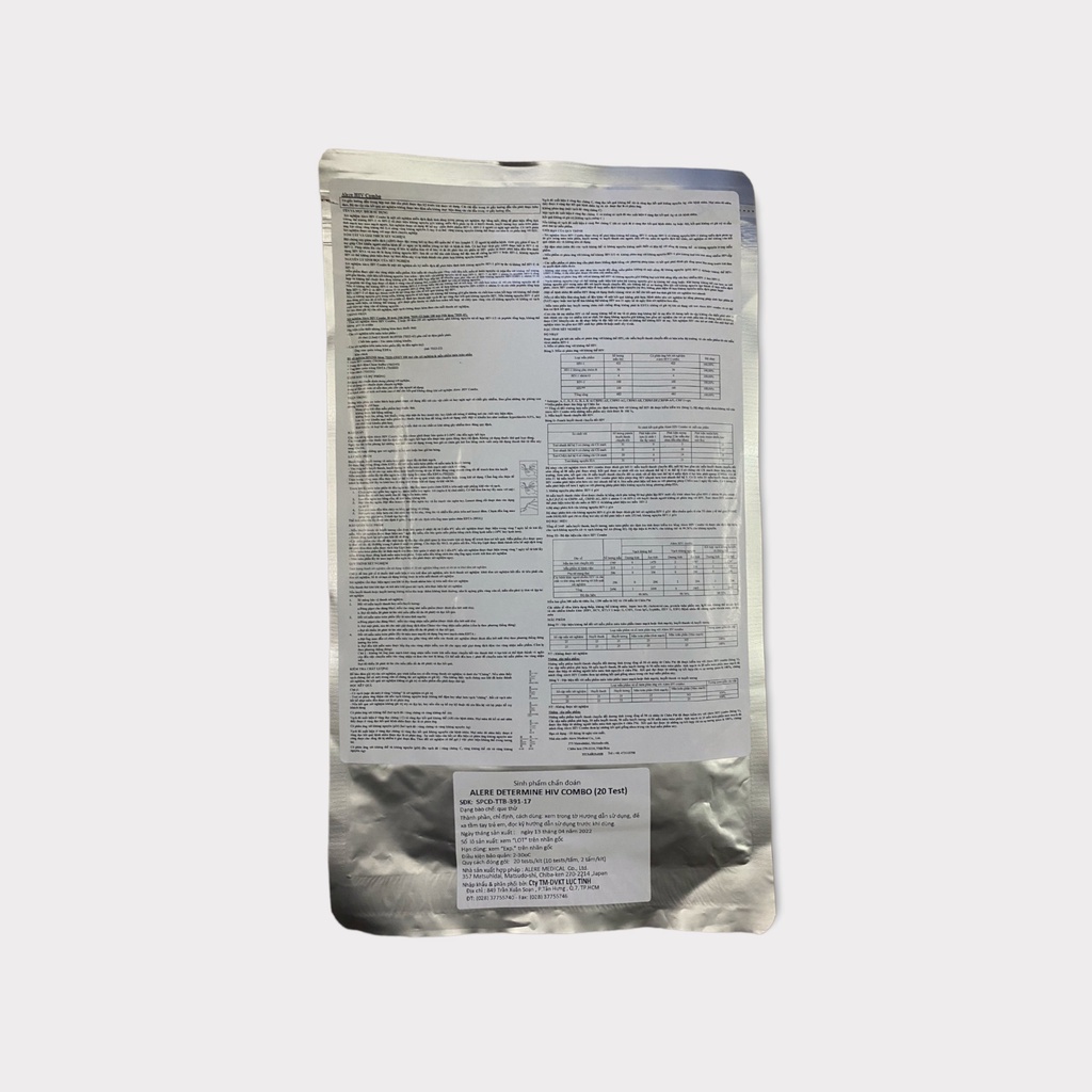 Bộ xét nghiệm HIV phát hiện sớm 14 ngày kết quả chính xác hơn 95% hãng ALERE