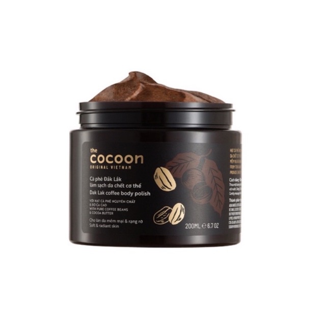 Tẩy Da Chết Cafe DakLak Cocoon 200ml
