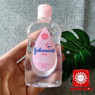  Dầu massage dưỡng ẩm toàn thân Johnson's Baby Oil 50ML an toàn cho bé sơ sinh 