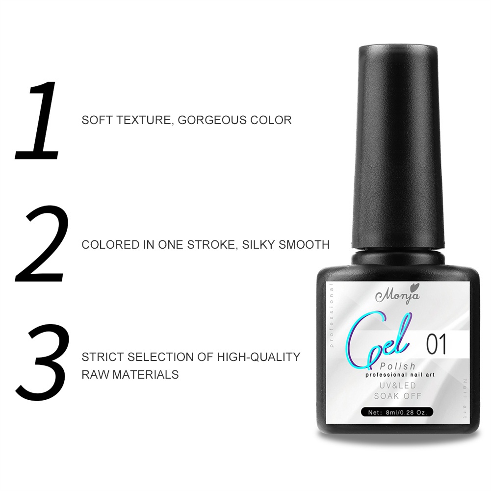 UV & LED Soak Off Color Gel Nail Polish MAnicure Pedicure long lasting polish beauty techer