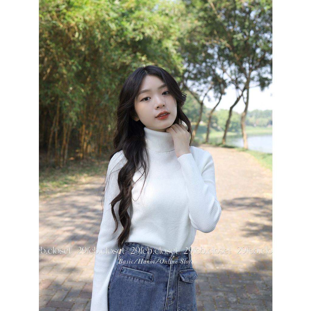 Áo len tăm cổ lọ dày dặn nhiều màu - 29feb.closet - A149