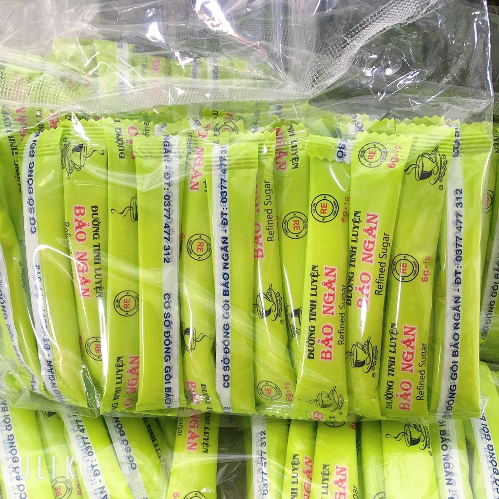Combo 50 Gói Đường Que Cà Phê 6gr-8gr