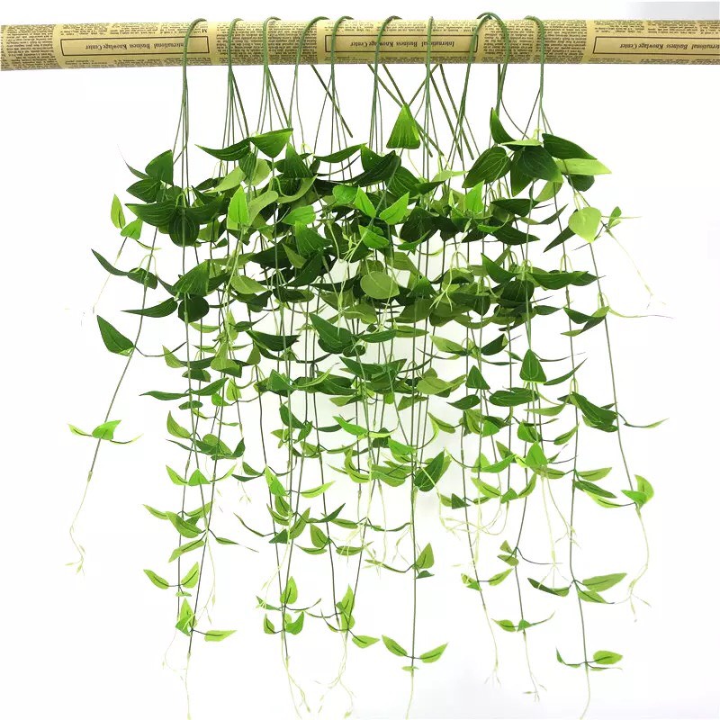 Chùm cỏ ngọc xanh mát dài 85cm điểm bình hoa, trang trí,decor nhà cửa