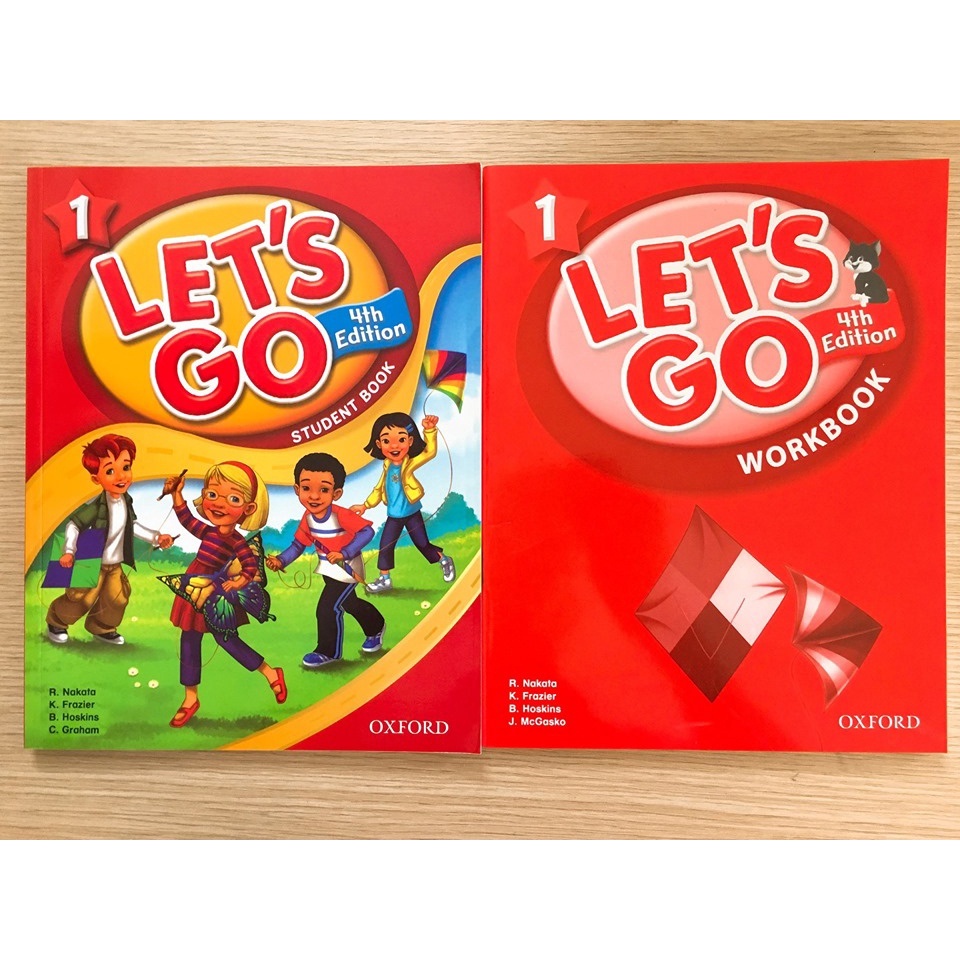 Sách - (Trọn Bộ 2 cuốn) Tiếng Anh Let's Go 1- 4th Edition (WB + SB)