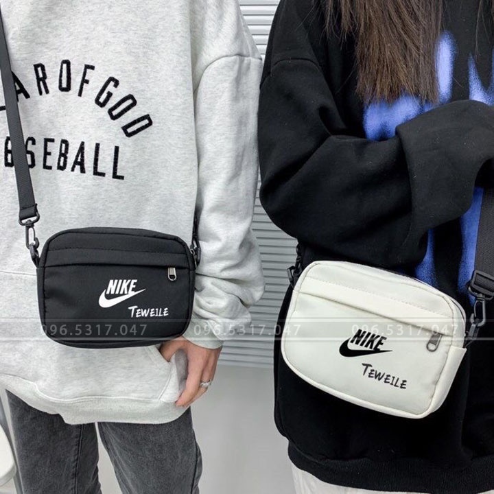 [HOT TREND] Túi Đeo Vai Chéo Nam Nữ Nike, Phong Cách Hàn Quốc, Dây Đeo Chắc Chắn