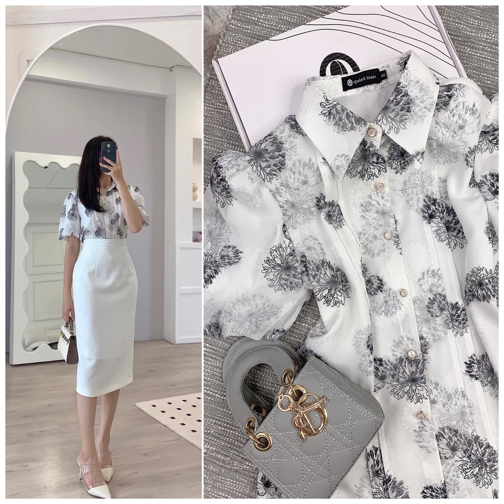Áo bồ công anh xám - cam
