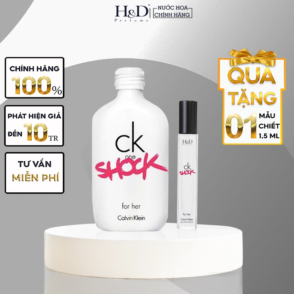 Nước hoa nữ thơm lâu Calvin Klein Ck One Shock For Her EDT