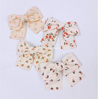 Kẹp tóc nơ hoa nhí vintage phong cách Hàn Quốc (Cột tóc)