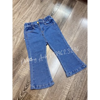 Quần bò ống loe bé gái