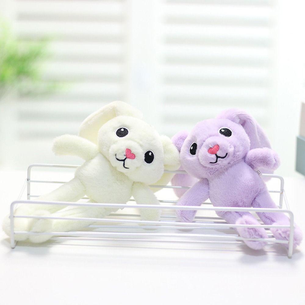 Móc Khóa Thỏ Nhồi Bông Dễ Thương