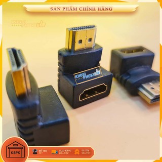 Đầu nối cổng HDMI male sang HDMI female vuông góc 90 độ - Nối góc vuông từ đầu đực HDMI sang đầu cái HDMI
