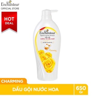 Dầu Gội Enchanteur Charming 650g (Mầu Vàng)