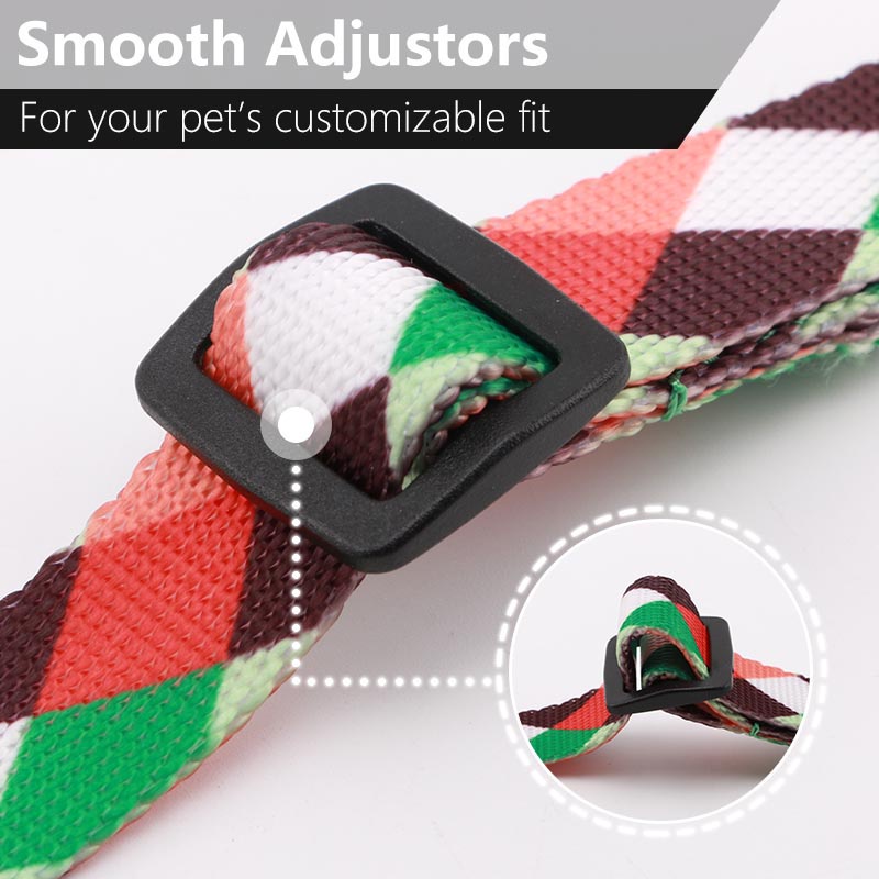 HamshMoc Dây Dắt Thú Cưng Đi Dạo Bằng Nylon Bền Không Rối Có Thể Điều Chỉnh Độ Dài Kèm Móc Thời Trang 2