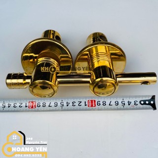 Then chuỳ đồng cài cửa phi 50mm đúc đặc nặng 4,4 kg, khoá truỳ đồng đấm cửa trơn, Khóa cửa bức bàn