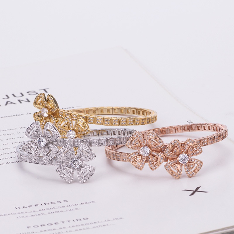 Vòng Đeo Tay Họa Tiết Xương Rắn / Bông Hoa Vĩnh Cửu Thời Trang
