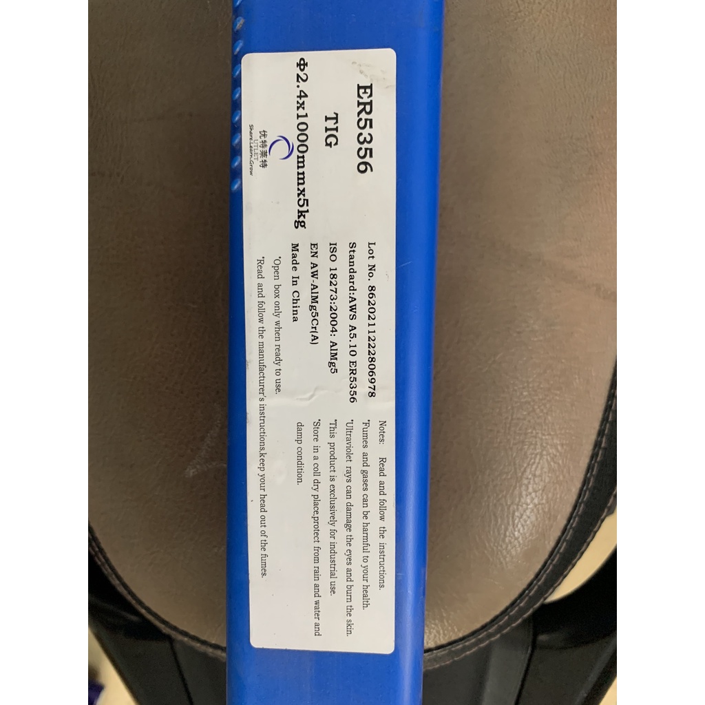 Que hàn tig nhôm ER5356, que hàn bù nhôm 5356 giá rẻ 5kg
