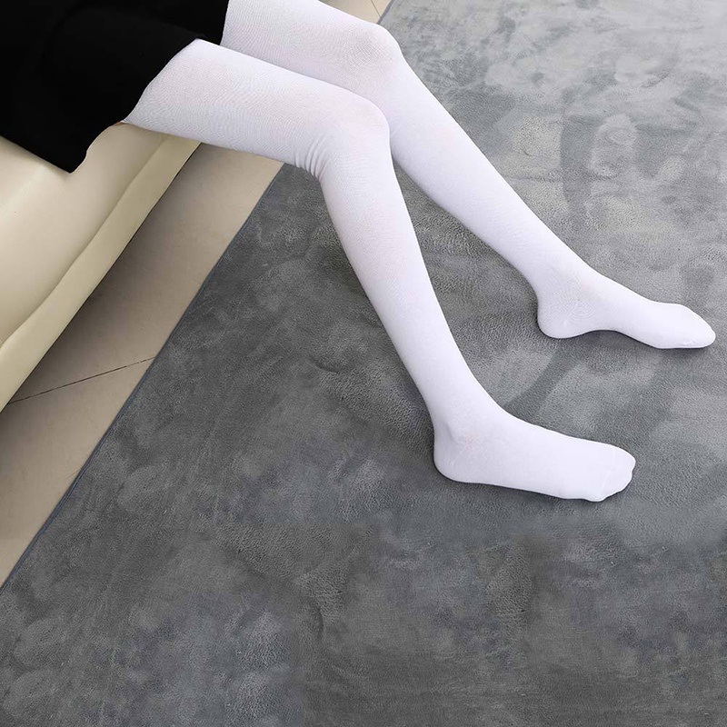 Solid Color High Socks Highs Thigh Sock Long Stockings  Winter All-match Autumn Over Knee JK