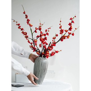 Cành hoa đào cổ mai cổ giả cắm bình trang trí tết decor hoa trang trí nhà cửa , cửa hàng,.... | hà hoa flower