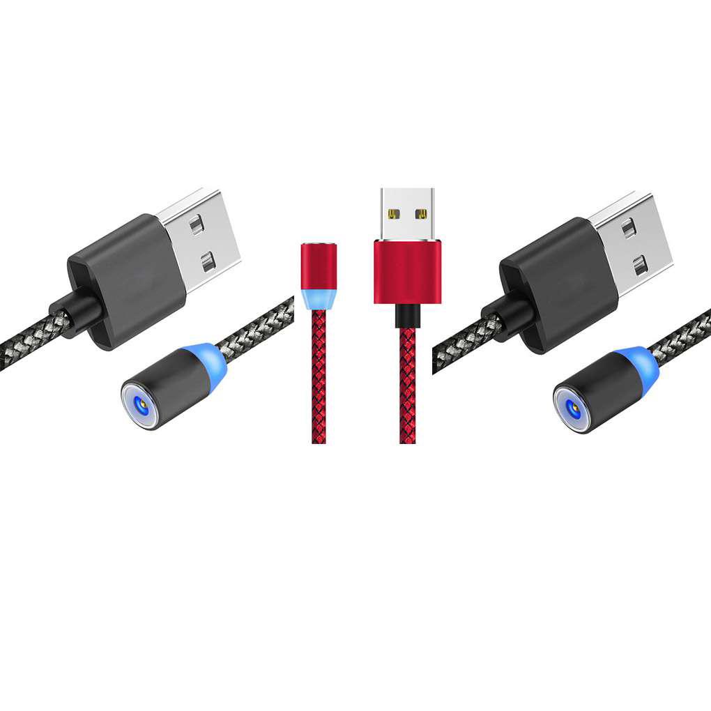 Dây Cáp Sạc USB Loại C 2 Trong 1 Có Đèn LED Chống Bụi 2 Trong 1 Cho Android + Type-C 1A