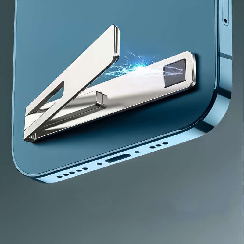 Giá Đỡ Điện Thoại Mini Bằng Kim Loại Siêu Mỏng Có Thể Điều Chỉnh