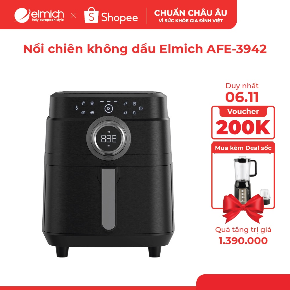 Nồi chiên không dầu Elmich AFE-3942