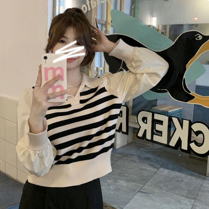 Áo Thun Nữ Dài Tay Kiểu Hàn Quốc Thích Hợp Cho Mùa Thu