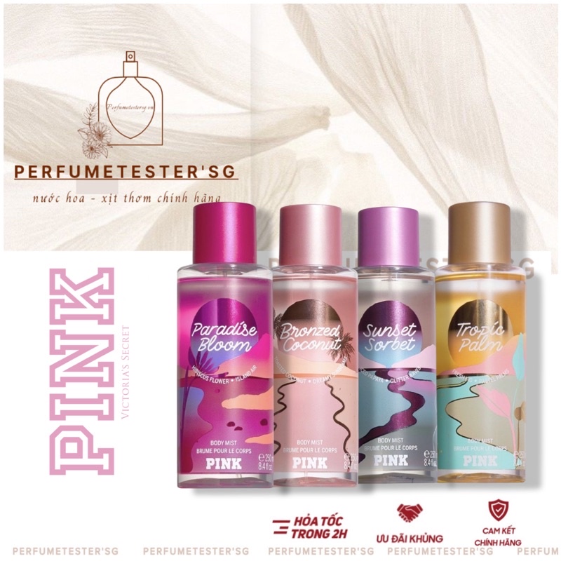 Xịt thơm body mist Pink Limited Edition Pink Paradise -perfumetester