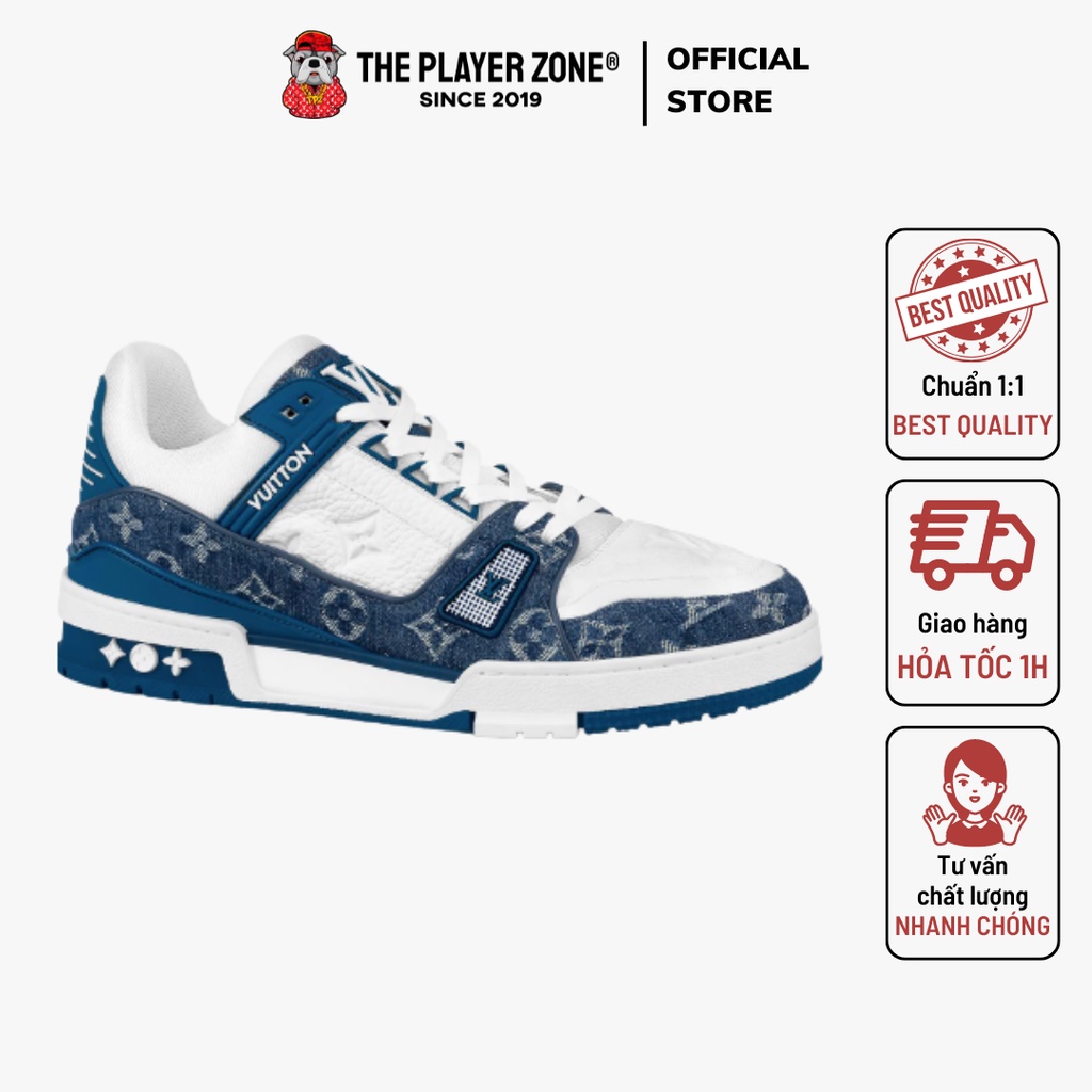 Luôn Vui Tươi Sneaker - Giày Luôn Vui Tươi Trainers In Denim Jeans Best Quality