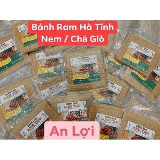  Bánh Ram Hà Tĩnh - Bánh Đa Nem Ram hiệu Anh Thu loại phơi sương (hút chân không)