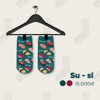Tất vớ su - si - pattern socks