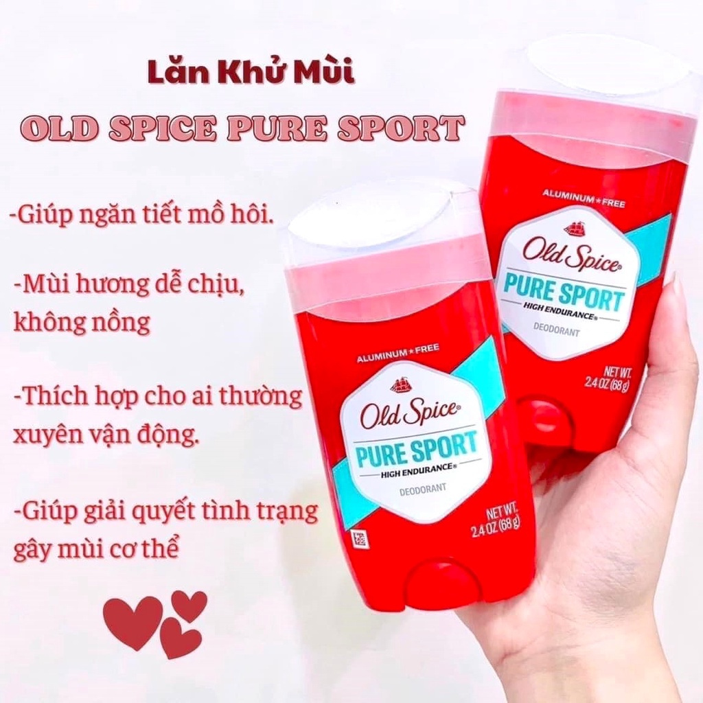 Lăn Khử Mùi Old Spice Pure Sport Mỹ
