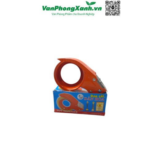 Cắt băng dính cầm tay Dân Hoa 5cm Văn Phòng Xanh