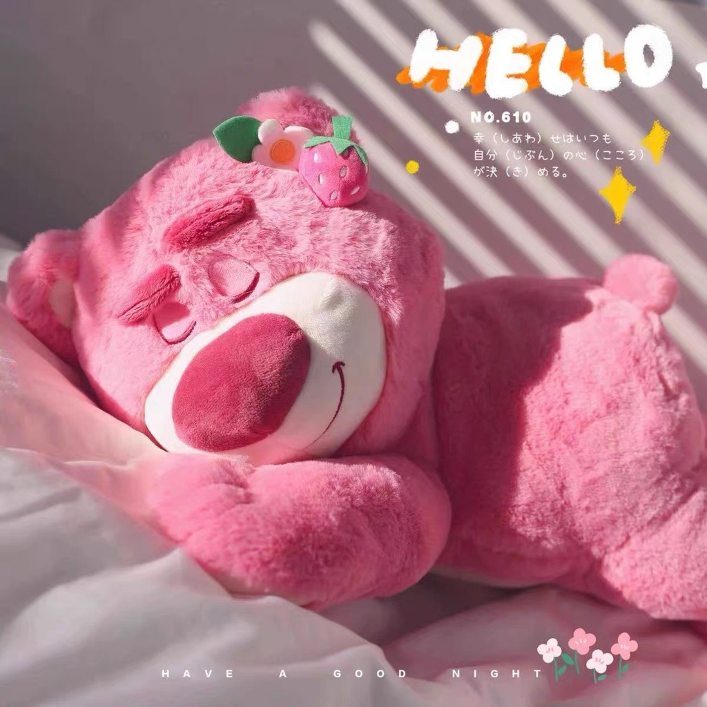 Gấu dâu bông Lotso Dâu Huggin Bear không chỉ là một món đồ chơi bình thường, mà còn là một biểu tượng tình yêu và lòng trung thành. Với màu hồng tươi tắn và chút hương thơm ngọt ngào, chú gấu dâu này sẽ là người bạn đồng hành tuyệt vời của bạn. Hãy xem hình ảnh liên quan và tìm hiểu thêm về nó.