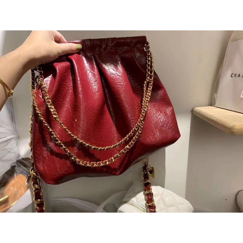 Túi Xách Thiết Kế Mới Cao Cấp Thời Trang Dành Cho Nữ 40671449 Túi Xách Cỡ Lớn Phối Dây Xích Thời Trang Cho Mẹ Và Bé