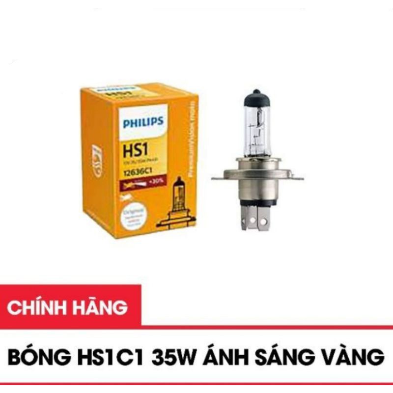 Bóng đèn pha 35W tăng sáng Philips Premium H4 HS1 12V 35W Sirius,Taurus,Wave