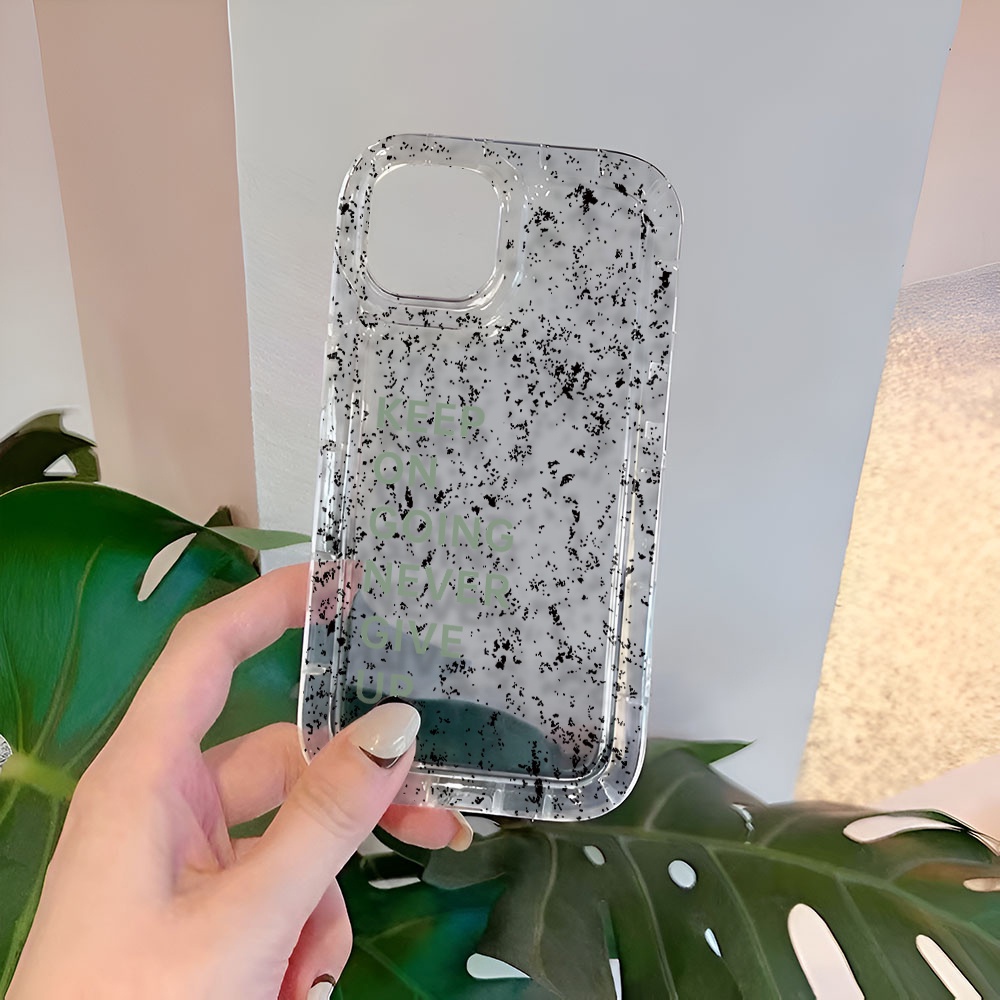 Ốp Điện Thoại Trong Suốt Họa Tiết Chấm Bi Có Túi Khí Chống Sốc Cho iphone 14promax 11 13 12 7Plus X XS Max