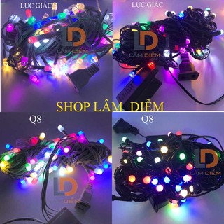 Đèn led trang trí dây 7m-10m  chớp nhấp nháy  trang trí noel giáng sinh tết trang trí quán cafe