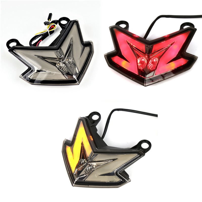 Đèn hậu led xe máy 1pc phanh sau đèn báo rẽ phía sau cho kawasaki z800 zx6r z125
