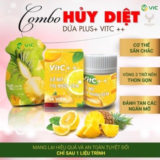 [Chính Hãng] Xổ mỡ Đêm VitC+++ Nhà kẹo Dứa
