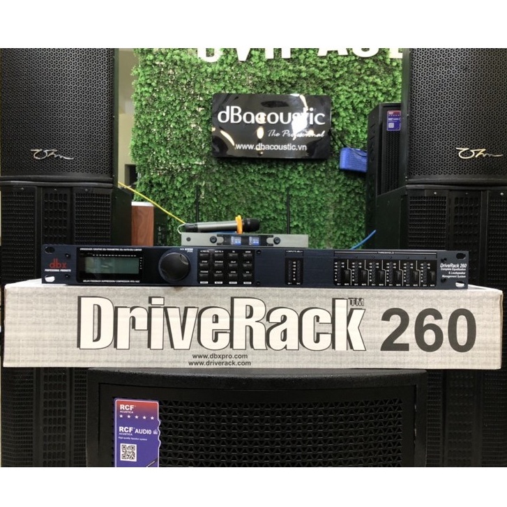 Cốt số Driverack DBX 260  2 đầu vào 6 đầu ra - chuyên karaoke gia đình-sân khấu