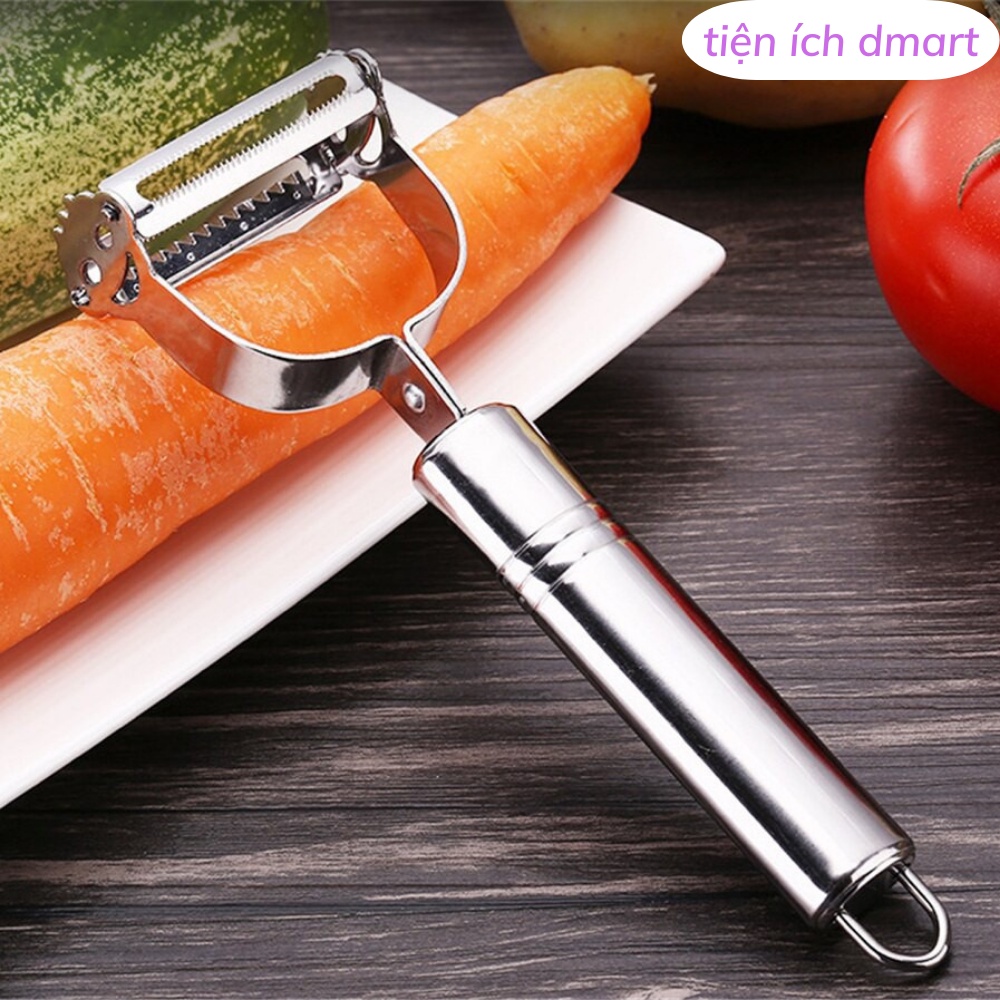 nạo rau củ inox có thể bào sợi 3 in 1