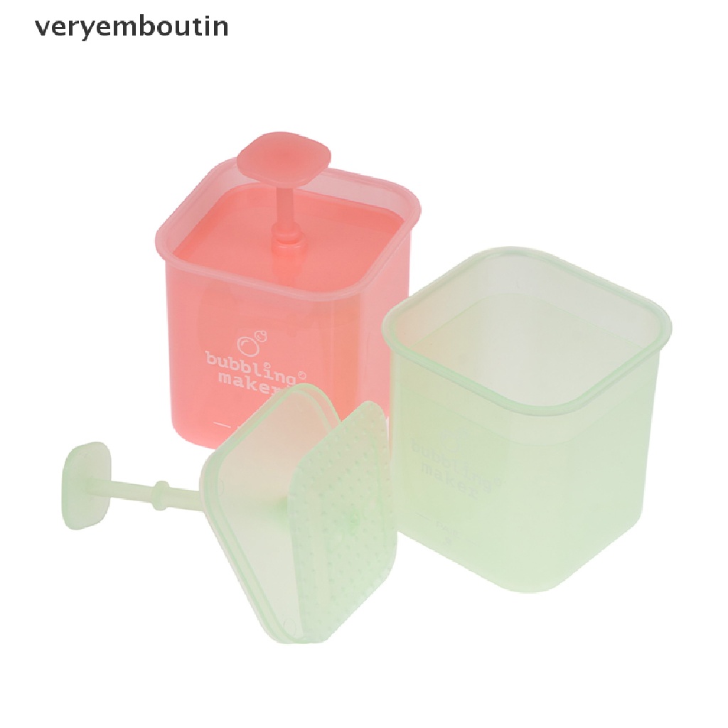 Dụng Cụ Tạo Bọt Xà Phòng Rửa Mặt Bằng Nhựa Có Thể Tái Sử Dụng