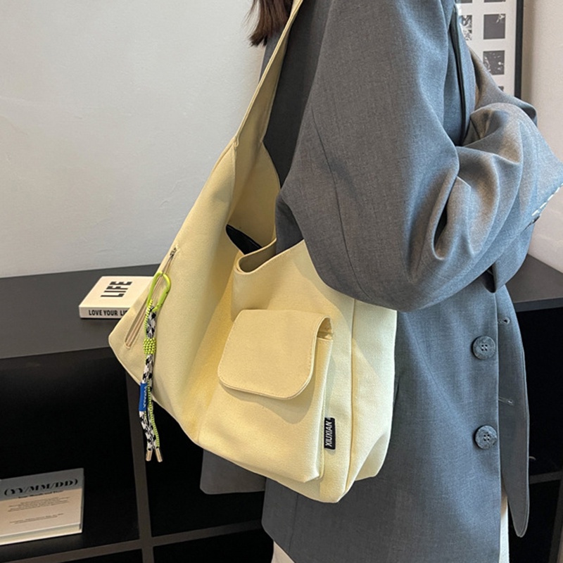 Túi Xách Đeo Vai Bằng Vải Bạt Sức Chứa Lớn Phong Cách Mori Mới 2022 JP5