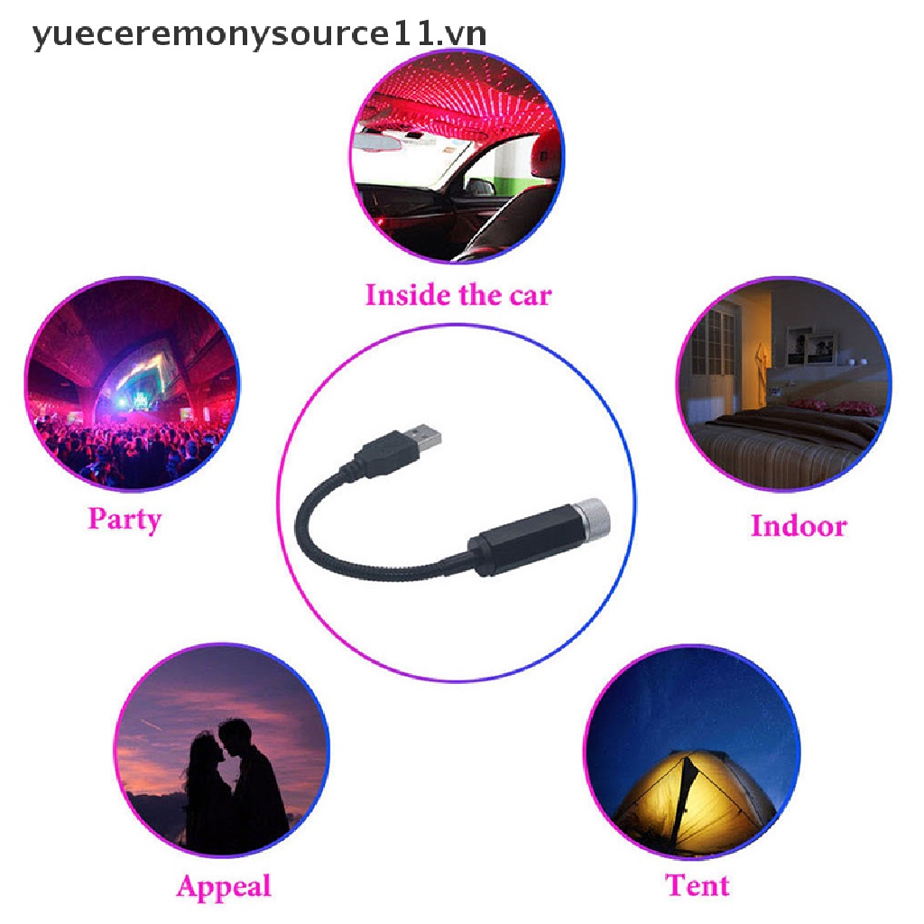 Đèn LED Chiếu Hình Bầu Trời Đầy Sao Lãng Mạn 5V Nguồn USB