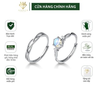 Nhẫn bạc nữ s925 freesize,phù hợp với mọi kích thước tay J7492 - AROCH Jewelry