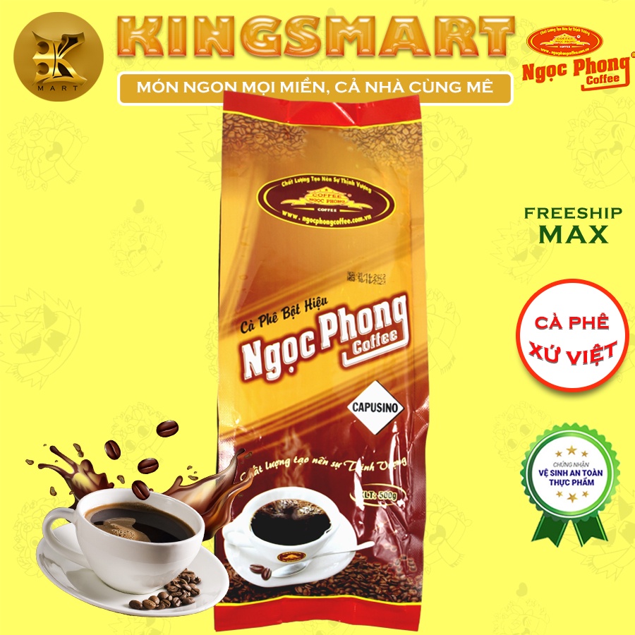 Cà Phê Bột Pha Phin CAPUSINO 500g/1Kg CHAMPA COFFEE - NGỌC PHONG