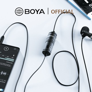 Boya by-m1 micro cài áo có dây chuẩn 3.5mm cho điện thoại iphone ios android