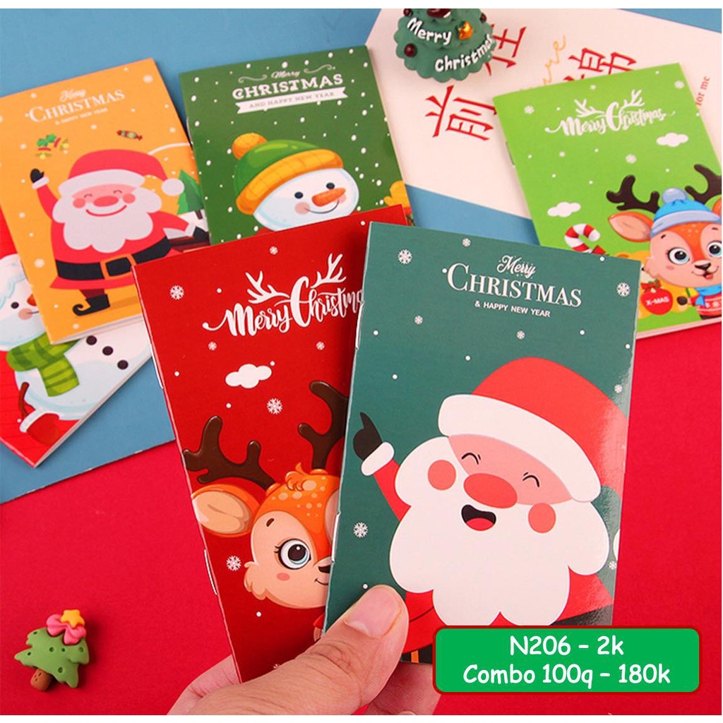 SET 10 SỔ NOEL