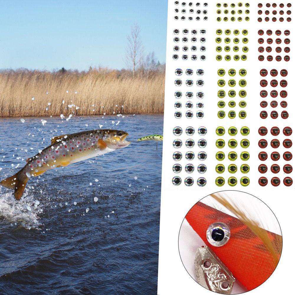MAYSHOW Set 546 Mắt Cá Giả Gắn Mồi Câu