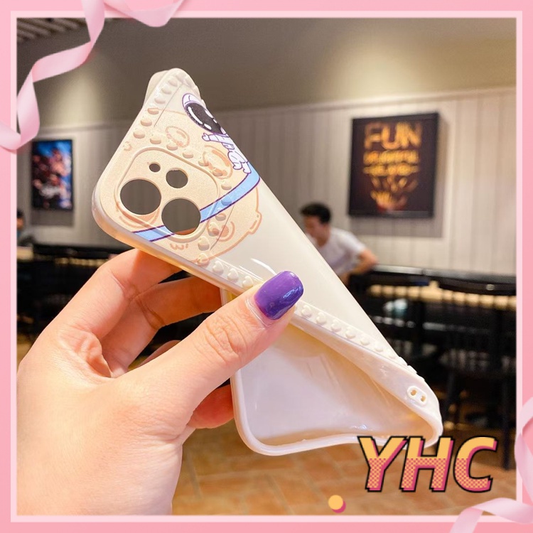 ốp iphone Họa Tiết Trái Tim/Phi Hành Gia Hoạt Hình tương thích iPhone 6s 6splus 7 7plus 8 8plus X XS 11 12 Pro Max Plus Promax-919